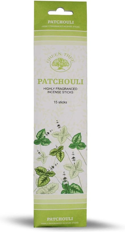 Green Tree - Wierook - Wierookstokjes - Wierooksticks - Incense sticks - Patchouli - 2 Pakjes
