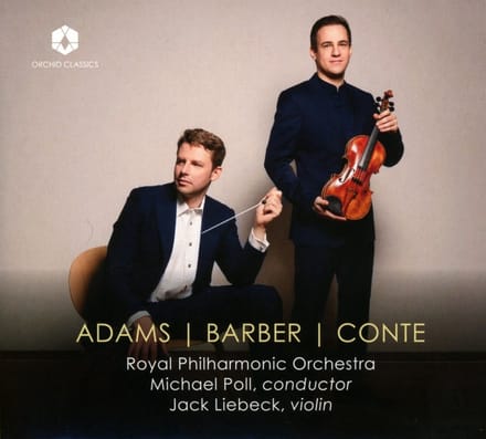 Royal Philharmonic Orchestra, Michael Poll, Jack Liebeck - Samuel Barber|David Conte|Byron Adams (CD)