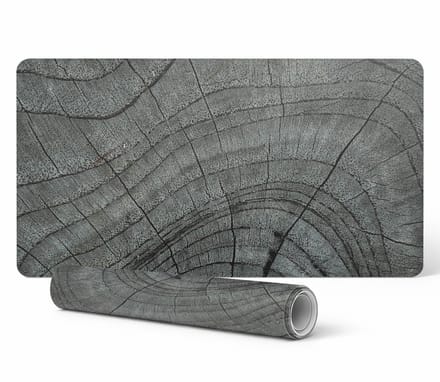 Antislip beschermmat voor op het bureau met houtnerfpatroon 90x45 cm