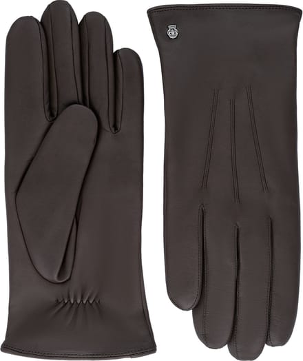 Roeckl Riga Leren Heren Handschoenen Maat 9 - Coffee