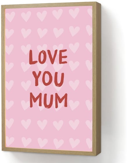 Love - Quote - Moeder - Rood