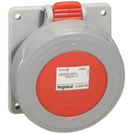 Legrand Inbuilt Socket 400V 16A 5P IP67 P17 - 555389