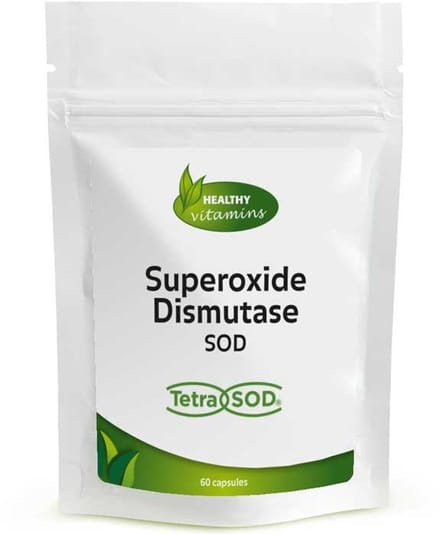 SOD enzym | Vegan | 60 capsules | Gepatenteerd Tetra SOD®