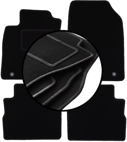 Complete set veloursmatten voor: Opel Vectra C stationwagen (2003-2008)