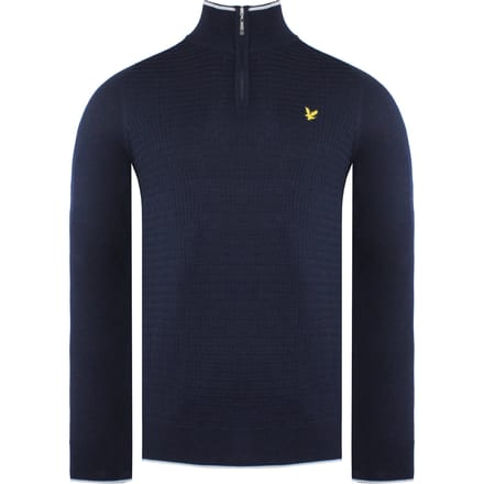 Lyle & Scott Merino Golf Heren Navy Trui
