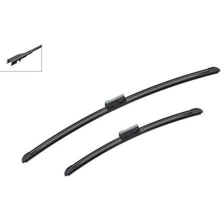 Wisserblad BOSCH Aerotwin 3 397 014 744, 600/425mm, Voor, 2 Stuk