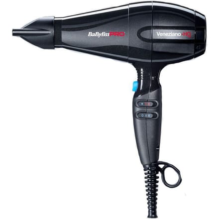 Babyliss PRO Ionic Dryer Veneziano-HQ 2200W Zwart 2200W
