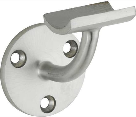 Leuninghouder hol opschroevend 38,1mm rvs mat