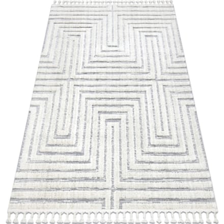 Kleden Rugsx Tapijt SEVILLA Z788A Labirynt, Grieks wit / 80x150 cm