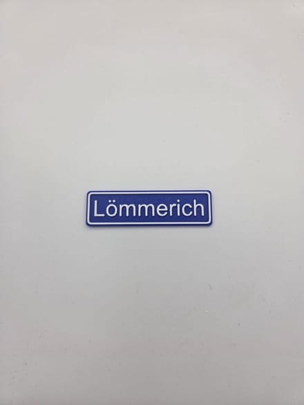 3D plaatsnaam speldje Lömmerich