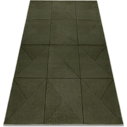 Kleden Rugsx Tapijt AURA J2624A groen - Geometrisch, structuree 200x290 cm