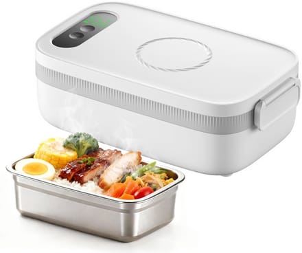 Dailygoods - Elektrische Lunchbox met Timer en Verwarmingsfunctie 1L