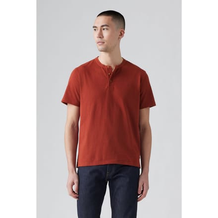Levi's Housemark Henley Fired Brick Taglia: S | Magliette basic Outlet | Uomo