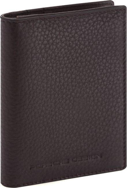 PORSCHE DESIGN Leren Kaarthoes Business Billfold 6 US Dark Brown Bruine