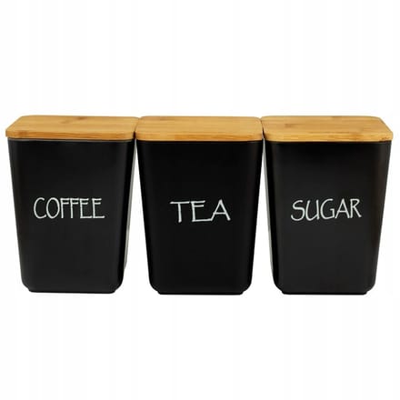 Kamille Keukenset: Koffie-, Thee- & Suikeropslag (3 stuks)