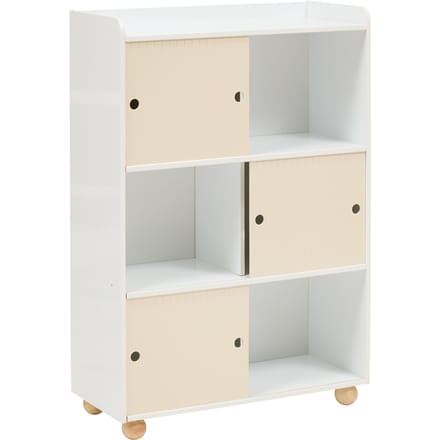 Eazy Living Boekenkast 3 Deuren Elina Wit