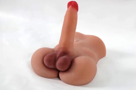 Masturbator met Buigzame Dildo