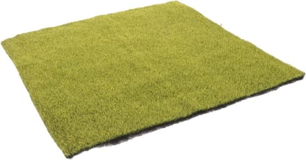 Kunstgrasmat - Decoratief gras - Tafeldecoratie - Realistisch uiterlijk - 33 x 33 cm - Olijfgroen