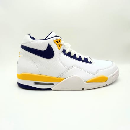 Nike Flight Legacy Lakers Heren Sneakers Wit Universiteitsgoud Regency-paars BQ4212-102 44 white