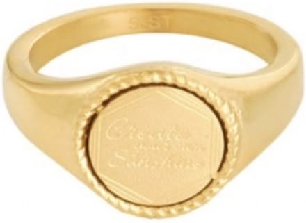 Ring Create your own Sunshine maat 16 - goud - yehwang - sieraad - kerst - cadeau - dames ring