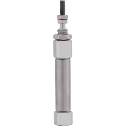 1 stuks Mini Roestvrij Staal Dubbelwerkend Slag 15mm 0,6 inch Lucht Pneumatische Cilinder Max. 1 MPa