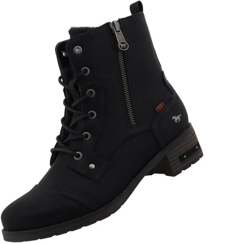 Mustang dames enkellaars zwart