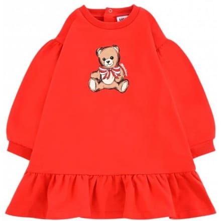 Baby jurk Moschino MDV0CW_ROSSO