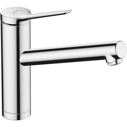 Hansgrohe Zesis M33 single lever kitchen faucet 160, front window mounting, 1 spray 74805000