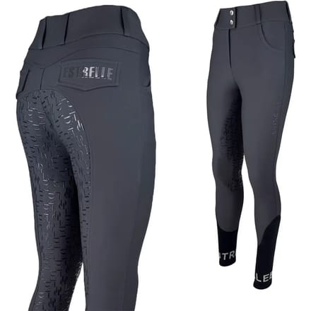 Dames rijbroek met middengrip Estrelle Equestrian Iconic S