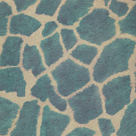 FC Jungle Club Zarafa 44-Turquoise - papierbehang - 10m x 53cm