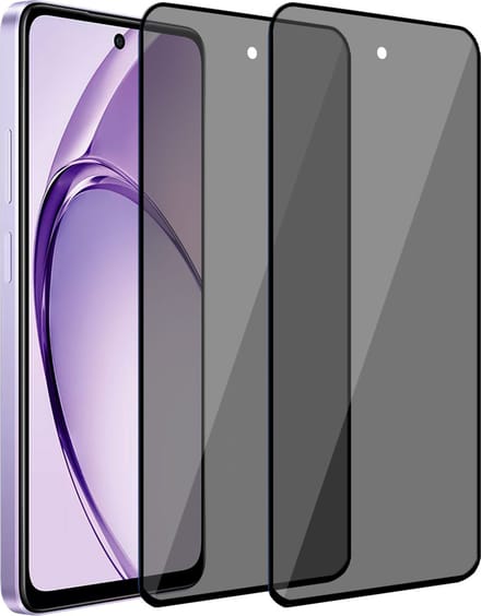 2x Geschikt voor OPPO A60 4G - Privacy Screenprotector - Beschermglas - Privé GuardCover