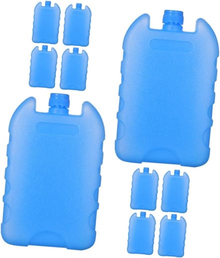 Ijsboxen - Koelblokken - Lunch koelen - Herbruikbaar - 10 stuks - Blauw