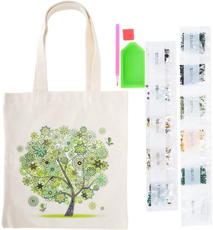 Dailygoods - DIY Diamant Schilderij Herbruikbare Boodschappentas