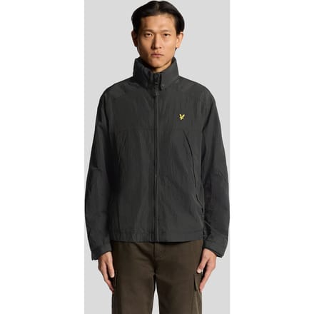 Lyle & Scott Fold Away Hood Jacket Black Ice Größe: S | Leichte Jacken Outlet | Herren | Schwarz