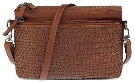 Bag2Bag Leren Schoudertasje Ninfa Cognac