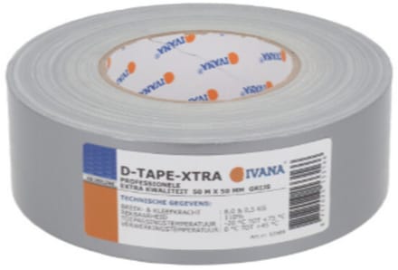 Ivana D-Tape Extra grijs - 50mmx50mtr
