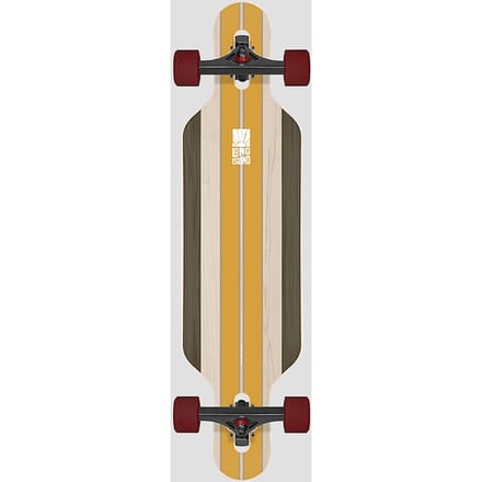 Long Island Longboards Stripe 36.95"X9.25" Drop Complete patroon