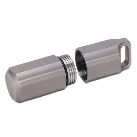 Flacon de pilules Scellage Durable Portable Imperméable Petite boîte à pilules pour Randonnée Camping gray