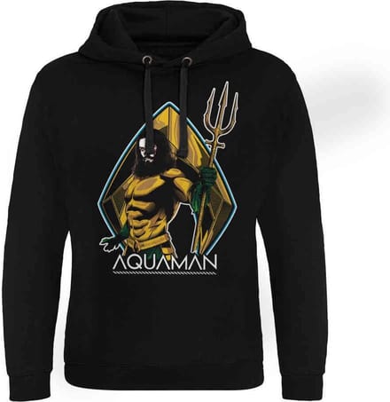 DC Comics Aquaman Hoodie/trui -S- Aquaman Zwart