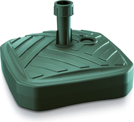 Prosperplast Parasolvoet - vierkant - rotan - groen - 12L - dia 39 cm - houder