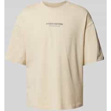 T-shirt met labelprint, model 'Studio Edition'