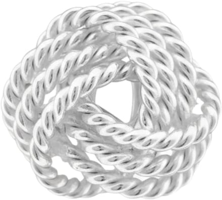 Silberne Knoten-Oorbellen