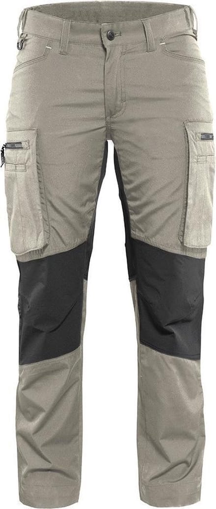 Blaklader Dames Service werkbroek Stretch 7159-1845 - Vrouwen - Khaki/Zwart - 48