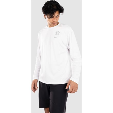 Nike Swim Lux Letter Longsleeve Lycra grijs