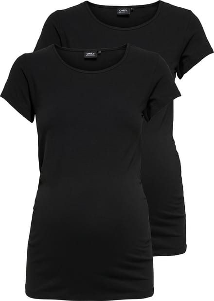 ONLY MATERNITY T-shirts OLMLOVELY 2-pack T-shirts
