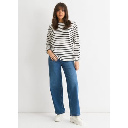 Mono Stripe Oversized gebreide trui