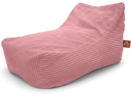 Whoober Bali – Lounge Zitzak – Roze dik ribfluweel – Comfortabel & Duurzaam