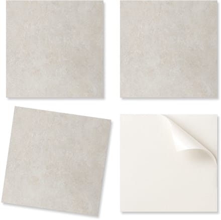 Set vinyltegels met print van natuursteenstructuur 9x30x30 cm