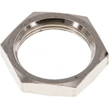 Connectiemoer M18 Vernikkeld Messing [2 Stuks]