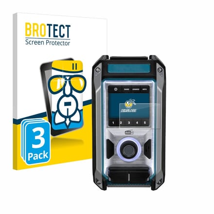 Screenprotector 3 Stuks voor Makita DMR115 Beschermglas transparant